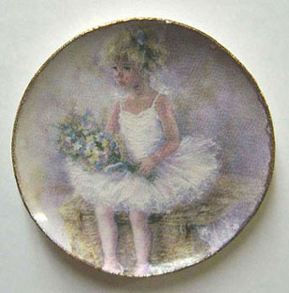 BY BARB - 1" Scale Dollhouse Miniature - Ballerina Platter (CDD143)