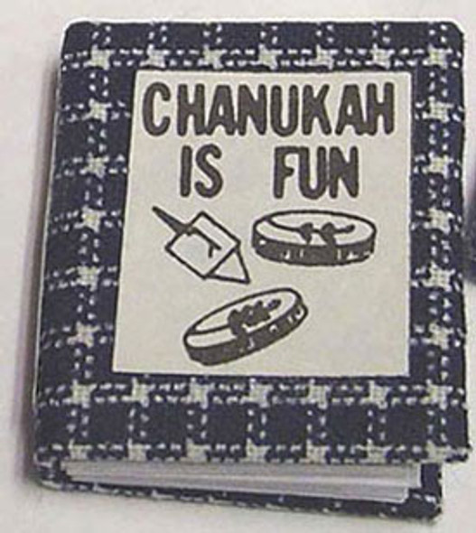 BY BARB - 1" Scale Dollhouse Miniature - Chanukah Is Fun Book (JC7)