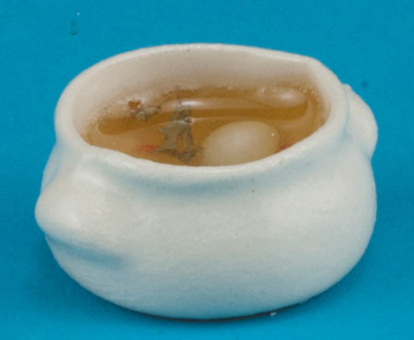 BY BARB - 1" Scale Dollhouse Miniature - Tureen Of Chicken Soup (JF16A)