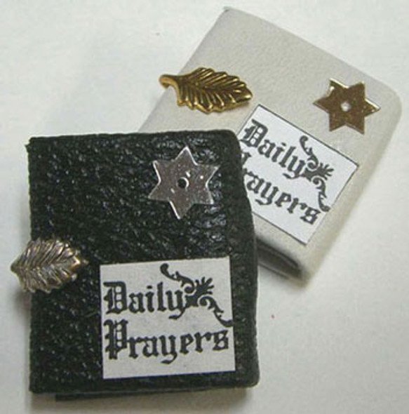 BY BARB - 1" Scale Dollhouse Miniature - Black Prayer Book (JS4)