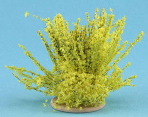 CREATIVE ACCENTS BY BILL LANKFORD - 1 Inch Scale Dollhouse Miniature - Forsythia Bush Small (CAFSSM)