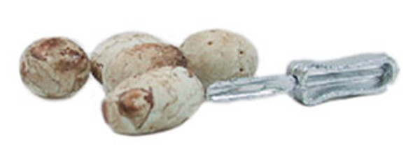 CARRUDUS - 1 Inch Scale Dollhouse Miniature - Potatoes With Potato Peeler (CAR0018)