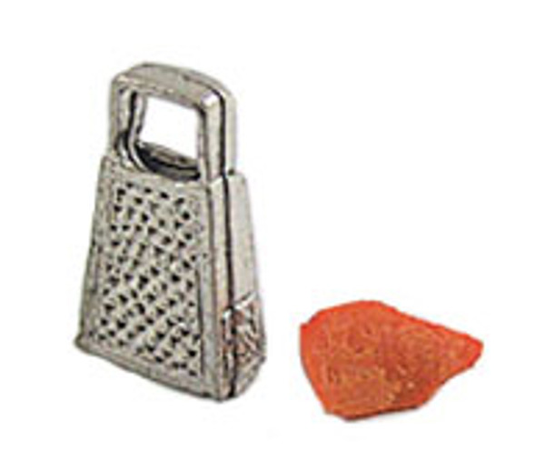 CARRUDUS - 1 Inch Scale Dollhouse Miniature - Cheese Wedge With Grater (CAR1196AP)