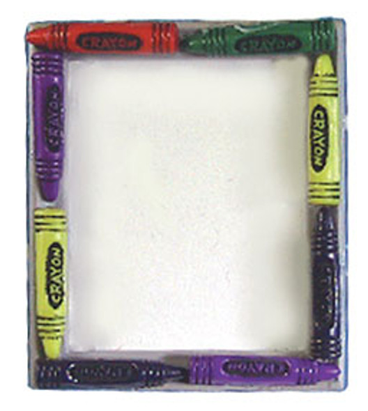 CARRUDUS - 1 Inch Scale Dollhouse Miniature - Crayon Picture Frame (CAR1207)