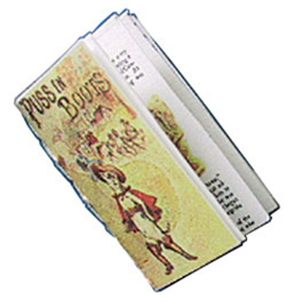 CARRUDUS - 1 Inch Scale Dollhouse Miniature - Puss N Boots Readable Book (CAR1297)