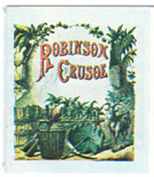 CARRUDUS - 1 Inch Scale Dollhouse Miniature - Robinson Crusoe Readable Book (CAR1302)