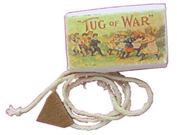 CARRUDUS - 1 Inch Scale Dollhouse Miniature - Tug Of War Box With Rope (CAR1497)