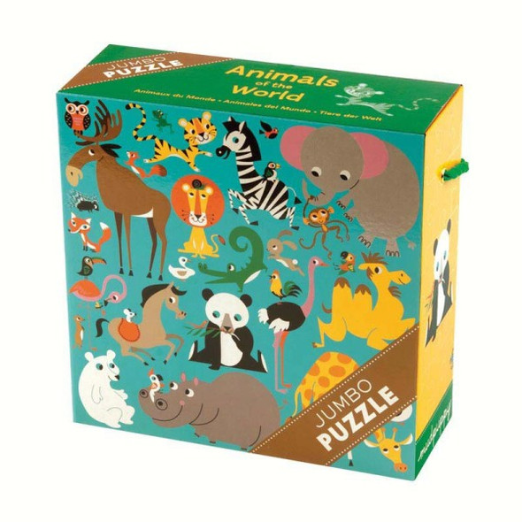 CHRONICLE BOOKS - Animals of the World Jumbo Puzzle 25 Piece Jigsaw Puzzle CB9780735335103 9780735335103