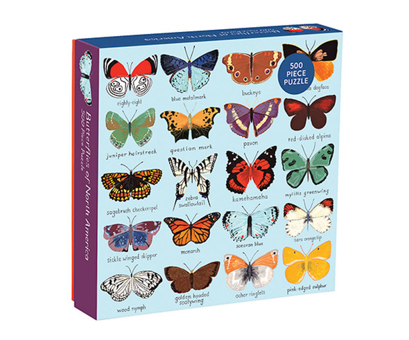 CHRONICLE BOOKS - Butterflies of North America 500 Piece Jigsaw Puzzle (CB9780735353237) 9780735353237