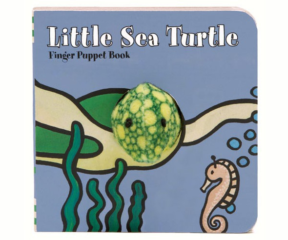 CHRONICLE BOOKS - Little Sea Turtle Finger Puppet Book (CB9781452129136) 9781452129136