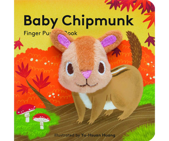 CHRONICLE BOOKS - Baby Chipmunk Finger Puppet Book (CB9781452156125) 9781452156125