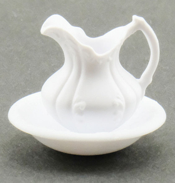 CHRYSNBON - 1 Inch Scale Dollhouse Miniature - Pitcher And Bowl (CB166) 749939402034