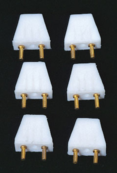 CIR-KIT - Hobby & Miniaturist's Lighting Male Plug 6/pk (CK1004-3)