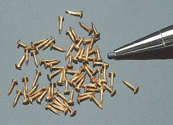 CIR-KIT - Hobby & Miniaturist's 1/8 Brass Brads 300 pcs (CK1021) 726121010215