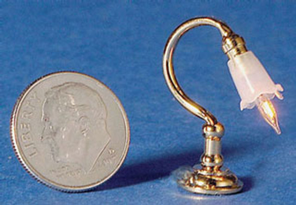 CIR-KIT - Half Scale (1/2" Scale) Dollhouse Miniature Lighting - Canted-shade Desk Lamp (CK2800)
