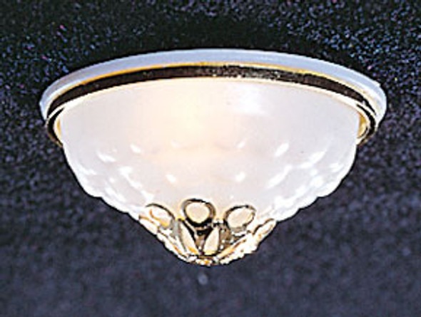 CIR-KIT - 1 Inch Scale Dollhouse Miniature Lighting - Large Ceiling Lamp With Ornamental Shade (CK3716) 726121037168