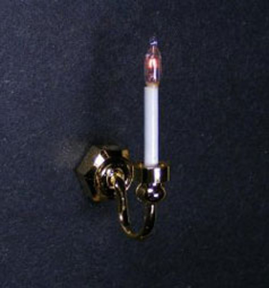 CIR-KIT - DOLLHOUSE LIGHTS Single Candle Grand Wall Sconce 1" Scale Dollhouse Miniature CK4010