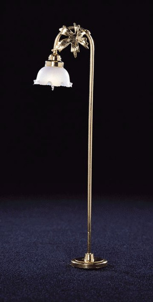 CIR-KIT - 1 Inch Scale Dollhouse Miniature Lighting - Fluted Shade Floor Lamp (CK4304) 726121043046