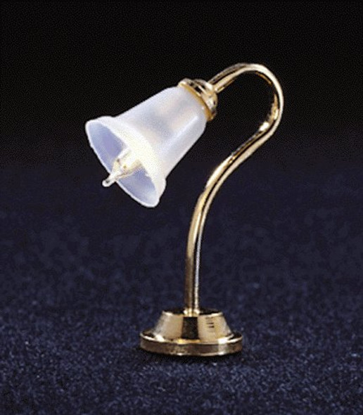 CIR-KIT - 1 Inch Scale Dollhouse Miniature Lighting - Tulip Shade Desk Lamp (CK4884)