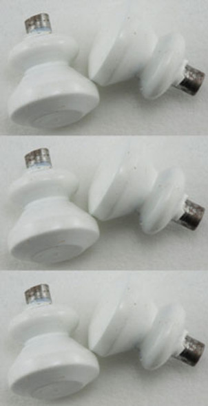 CLASSICS - Dollhouse Furniture White Knobs - 6 in a Package 1" Scale Dollhouse Miniature CLA05530 731851055306