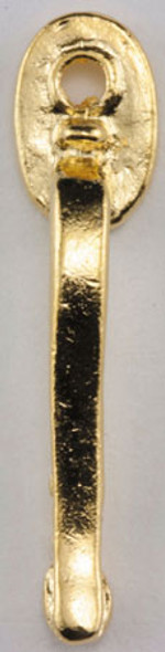 CLASSICS - 1" Scale Door Handle Brass Dollhouse Miniature (05600) 731851056006