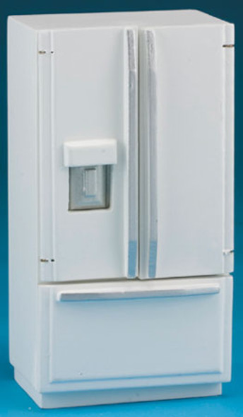 CLASSICS - Dollhouse Furniture Modern White Refrigerator with Freezer 1" Scale Dollhouse Miniature CLA10125 731851101256