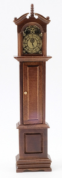 CLASSICS - 1 Inch Scale Dollhouse Miniature Dining Room Furniture - Grandfather Clock Walnut (CLA10513) 731851105131