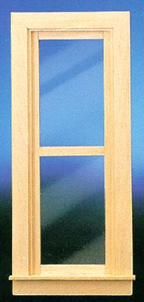 CLASSICS - 1 Inch Scale Dollhouse Miniature - Narrow Nonworking Window With Trim (CLA70118) 731851701180