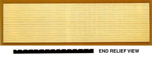 CLASSICS - 1 Inch Scale Dollhouse Miniature - Wainscoting 4 pcs (CLA70239) 731851702392