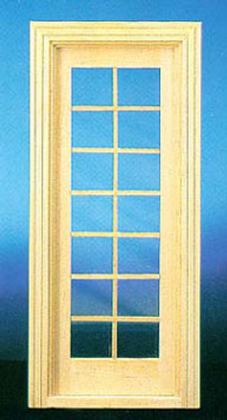 CLASSICS - Dollhouse Single French Door 1" Scale Dollhouse Miniature CLA76022 731851760224