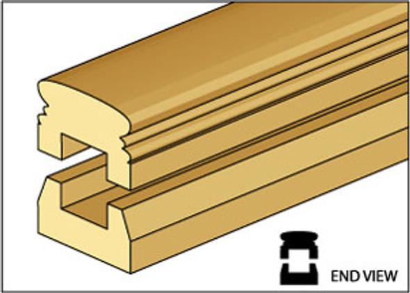 CLASSICS - Dollhouse Porch Rail Set - 4 to a package. 1" Scale CLA77211 731851772111