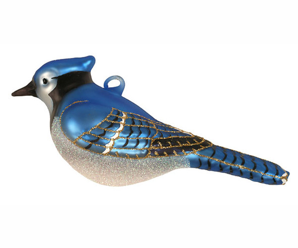 COBANE STUDIO - Blue Jay Glass Ornament (COBANEC406) 874504002606