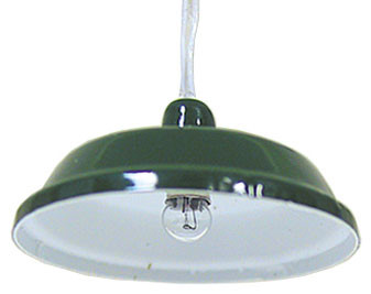 DEE'S DELIGHTS - Utility Lamp, Green 1" Scale Dollhouse Miniature DDL611 749939071612