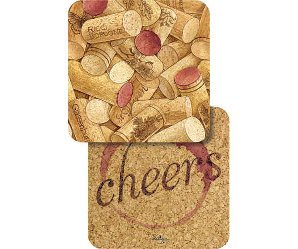 DESIGN DESIGN - Cork Pile Paper Coasters (DESIGN74808570) 732296365135