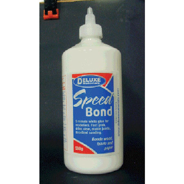 DELUXE MATERIALS - AD11 Speedbond, PVA White Glue, 500 g 5060243900104