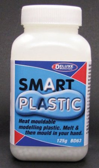 DELUXE MATERIALS - BD63 Smart Plastic, (Heat Moldable Modeling Plastic) 125g Bottle 5060243901385