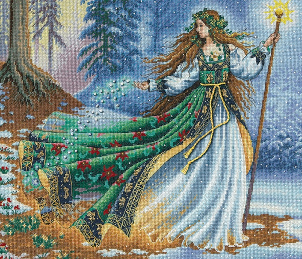 DIMENSIONS - Gold Collection Woodland Enchantress Counted Cross Stitch Ki-14"x12" 16 count (35173) 088677351731