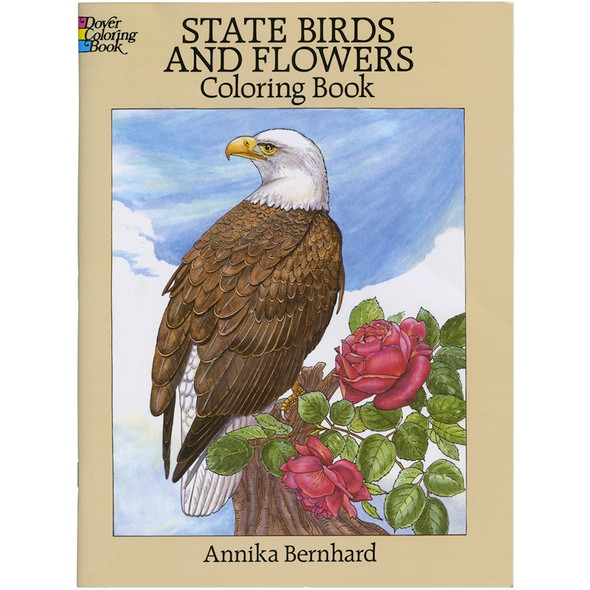 DOVER - State Birds & Flowers Coloring Book (DOV-64561) 800759264568