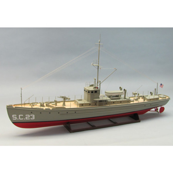 DUMAS - 1/35th Scale SC-I Class Sub-Chaser, Wooden Boat Model Kit (1259) 660141012593