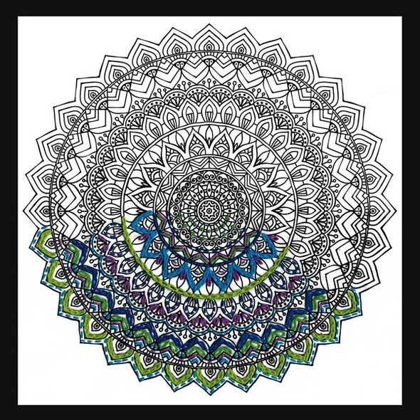 Design Works - Zenbroidery Mandala Stitching Craft Kit (4008) 021465040080