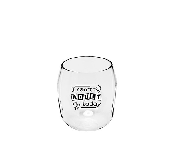 ZEE'S CREATIONS - Can't Adult EverDrinkware Wine Tumbler (ED1001-C3) 817441017951