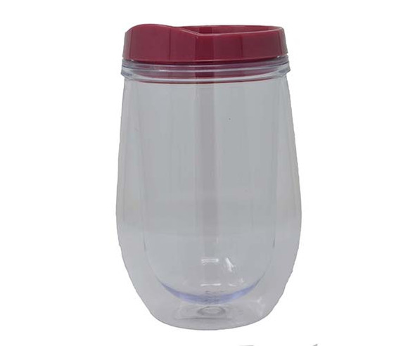 ZEE'S CREATIONS - Double Wall Tumbler - Burgundy (EDAS1001) 817441002001