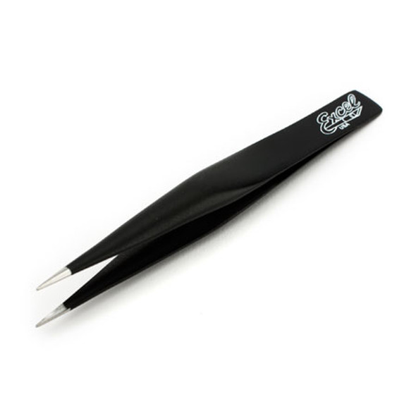 EXCEL - Hollow Handle Tweezers, Black (30422) 098171304225