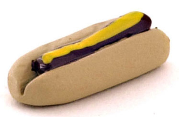 FARROW - 1 Inch Scale Dollhouse Miniature - Hot Dog In Bun (FR40245) 726348402459