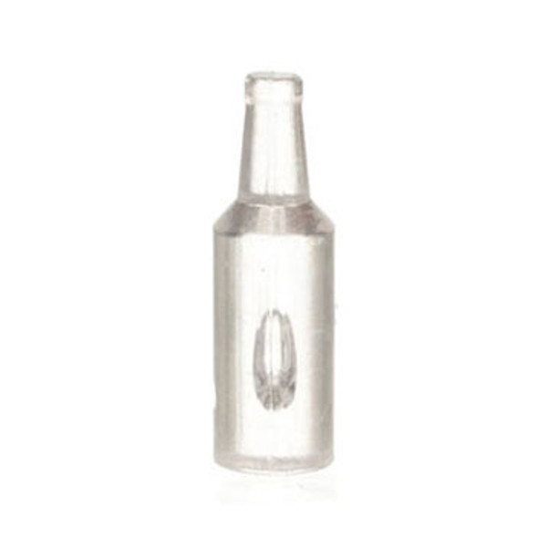 FARROW - 1" Scale Beer Bottle Clear - set of 12 Dollhouse Miniature (80350) 717425803504