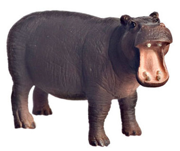FALCON - Miniature Hippopotamus Figure for 1" Scale Dollhouse Miniature (FCA1741)