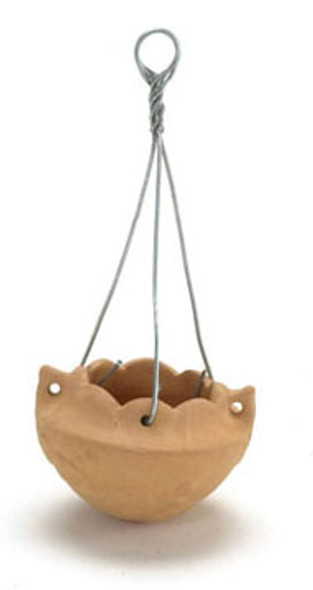 FALCON - Miniature Hanging Pot, Terra Cotta, 6 Pcs for 1" Scale Dollhouse Miniature (FCA2362)