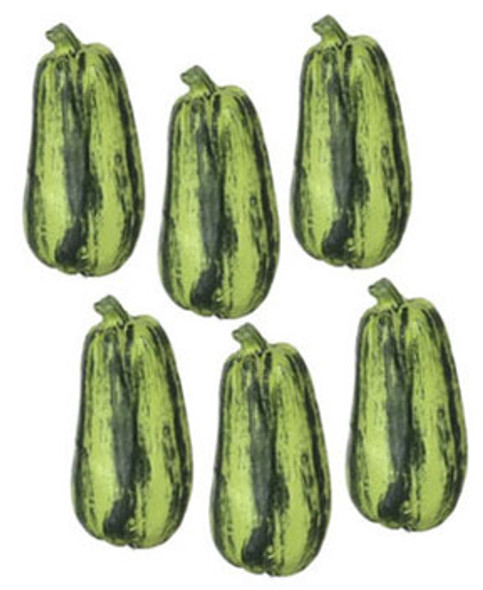 FALCON - Miniature Squash, 6 pieces for 1" Scale Dollhouse Miniature (FCA2488)