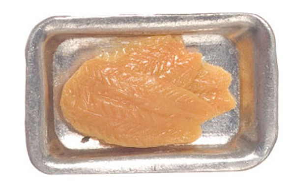 FALCON - Miniature Salmon Filet, 2 Trays for 1" Scale Dollhouse Miniature (FCA2852)