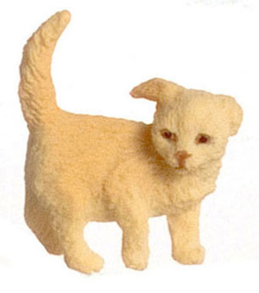 FALCON - Miniature Puppy Figure- Golden for 1" Scale Dollhouse Miniature (FCA3828GD)